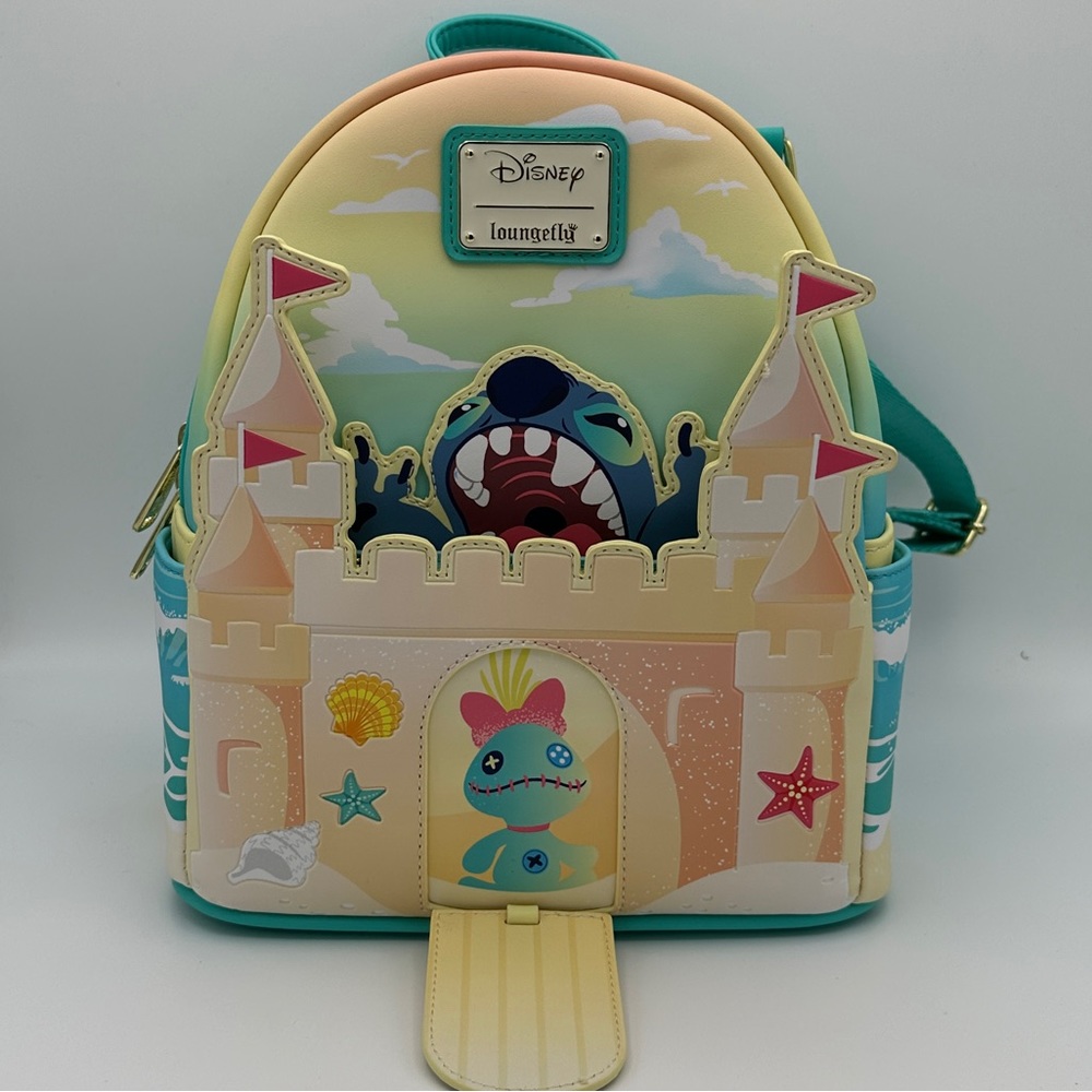 Disney Loungefly Lilo & Stitch Mini Backpack - Picture 2 of 7